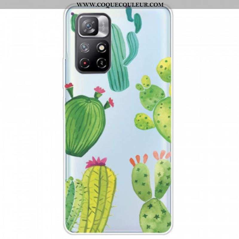 Coque Xiaomi Redmi Note 11 Pro Plus 5G Cactus Aquarelle