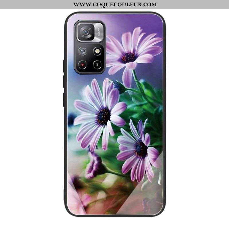 Coque Xiaomi Redmi Note 11 Pro Plus 5G Verre Trempé Fleurs