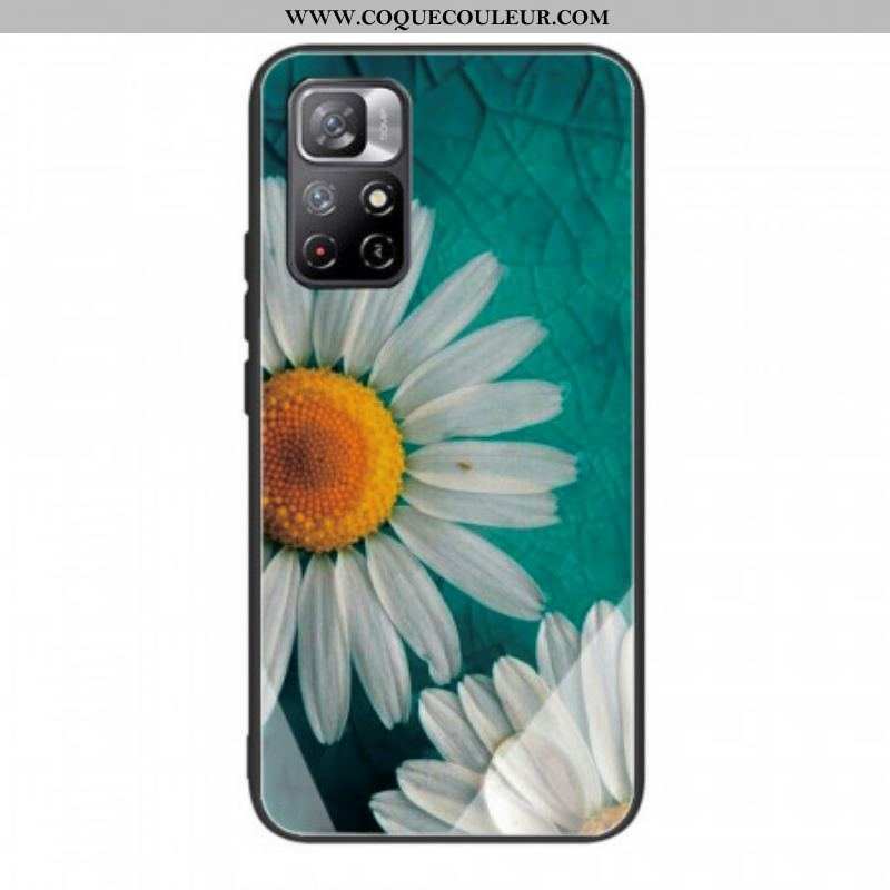 Coque Xiaomi Redmi Note 11 Pro Plus 5G Verre Trempé Marguerite