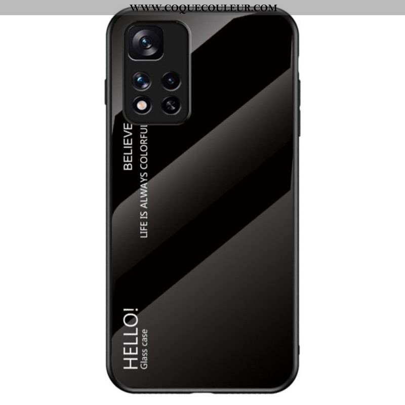 Coque Xiaomi Redmi Note 11 Pro Plus 5G Verre Trempé Hello