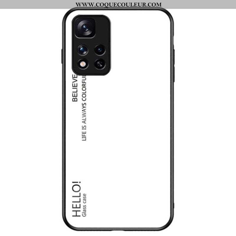 Coque Xiaomi Redmi Note 11 Pro Plus 5G Verre Trempé Hello