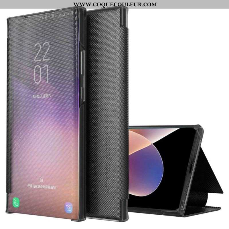 View Cover Xiaomi Redmi Note 11 Pro Plus 5G Fibre Carbone
