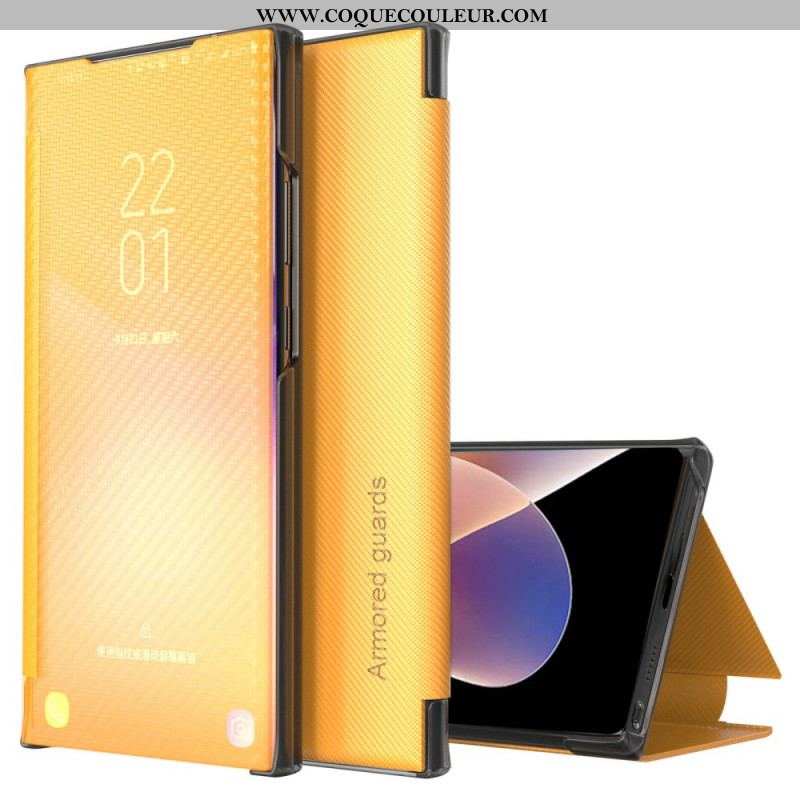 View Cover Xiaomi Redmi Note 11 Pro Plus 5G Fibre Carbone
