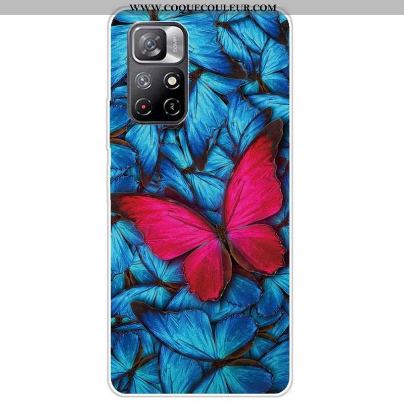 Coque Xiaomi Redmi Note 11 Pro Plus 5G Flexible Papillons