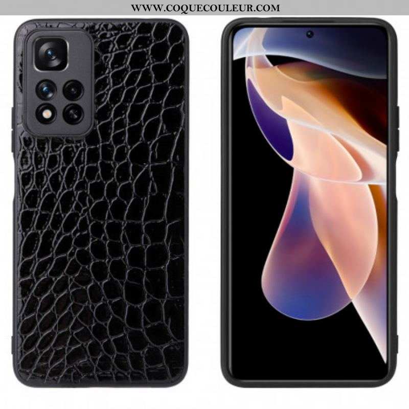 Coque Xiaomi Redmi Note 11 Pro Plus 5G Effet Peau de Crocodile