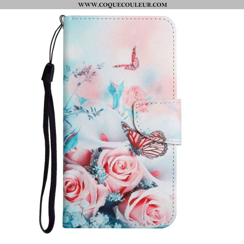 Housse Xiaomi Redmi Note 11 Pro Plus 5G Bouquet de Fleurs et Papillons