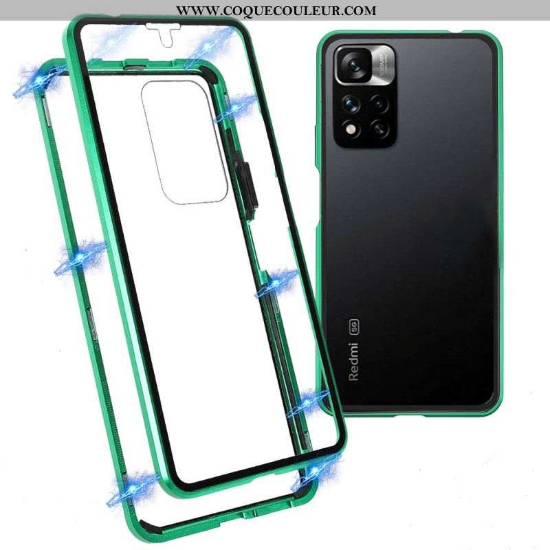 Coque Xiaomi Redmi Note 11 Pro Plus 5G Cadre Avant et Dos en Verre Trempé