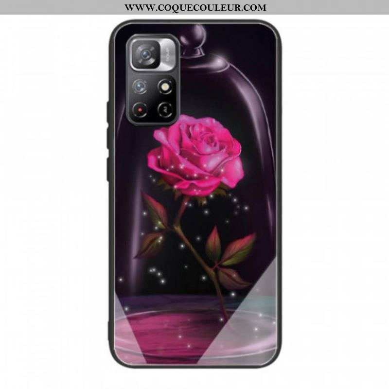 Coque Xiaomi Redmi Note 11 Pro Plus 5G Verre Trempé Rose Magique