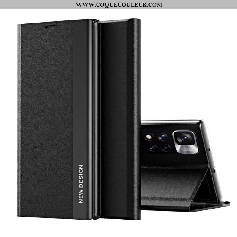 Flip Cover Xiaomi Redmi Note 11 Pro Plus 5G Simili Cuir New Design