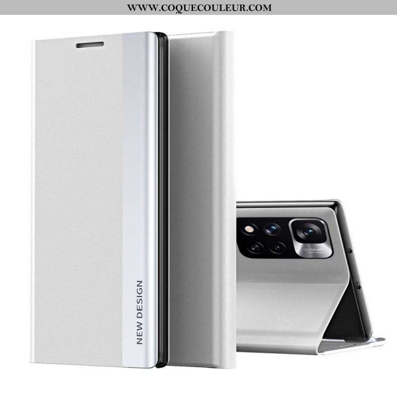 Flip Cover Xiaomi Redmi Note 11 Pro Plus 5G Simili Cuir New Design