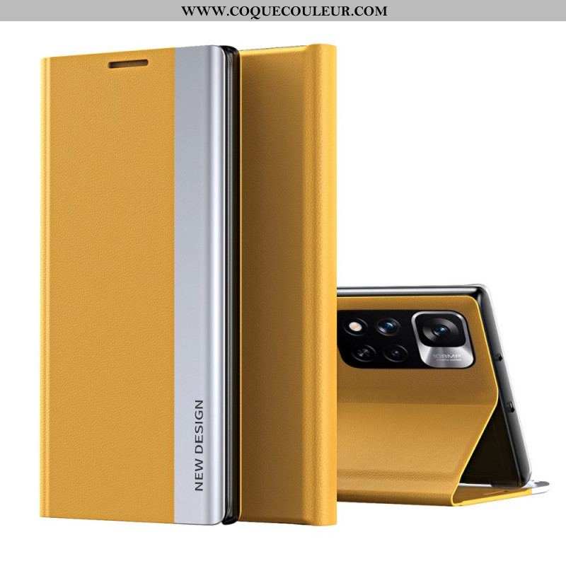 Flip Cover Xiaomi Redmi Note 11 Pro Plus 5G Simili Cuir New Design