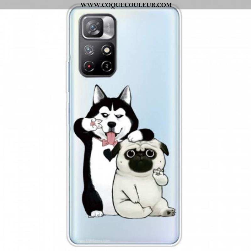 Coque Xiaomi Redmi Note 11 Pro Plus 5G Drôles de Chiens