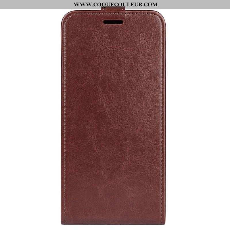 Housse Xiaomi Redmi Note 11 Pro Plus 5G Effet Cuir Rabat Vertical