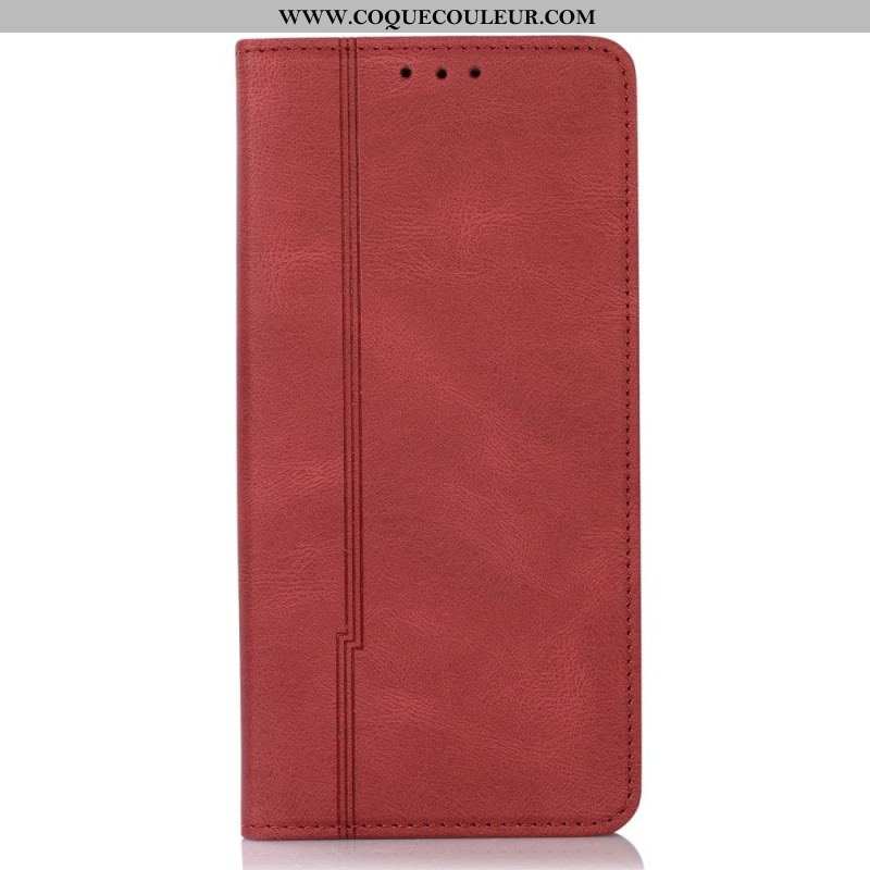 Flip Cover Xiaomi Redmi Note 11 Pro Plus 5G Style Cuir Ligne
