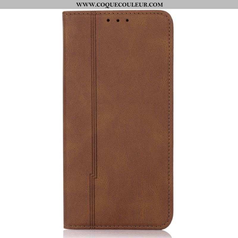 Flip Cover Xiaomi Redmi Note 11 Pro Plus 5G Style Cuir Ligne