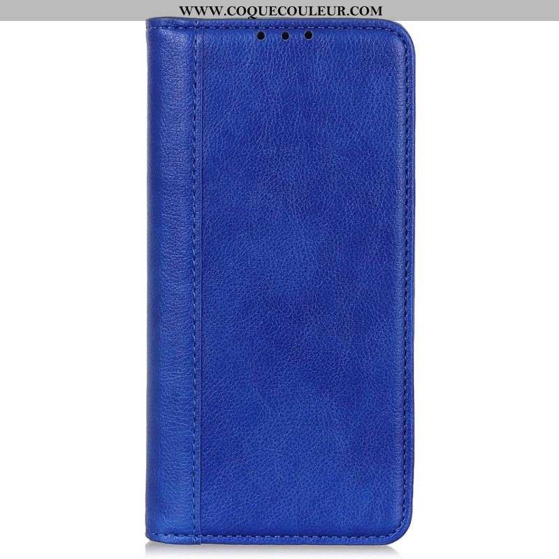 Flip Cover Xiaomi Redmi Note 12 4G Cuir Fendu Vintage