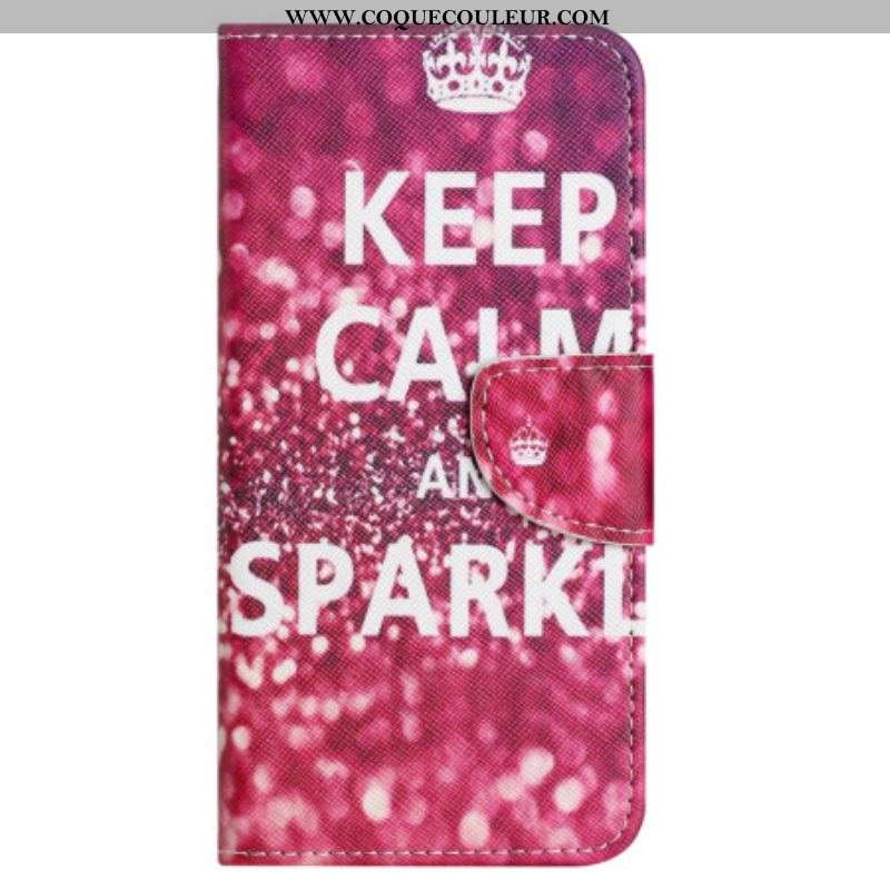 Housse Xiaomi Redmi Note 12 4G Keep Calm and Sparkle