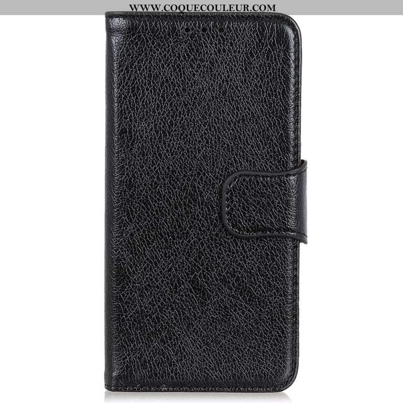 Housse Xiaomi Redmi Note 12 4G Cuir Nappa Fendu