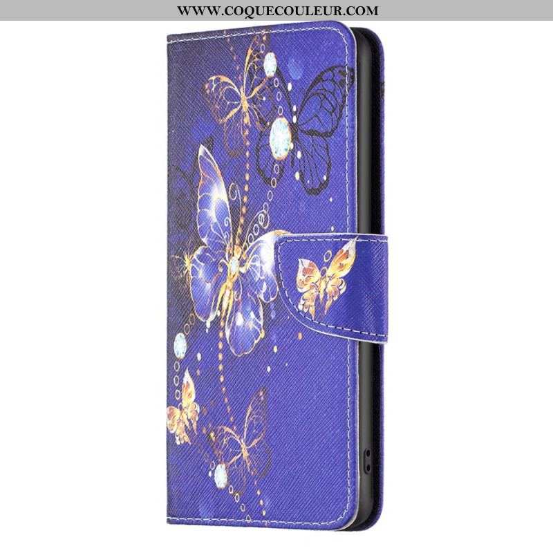Housse Xiaomi Redmi Note 12/Poco X5 5G Les Papillons