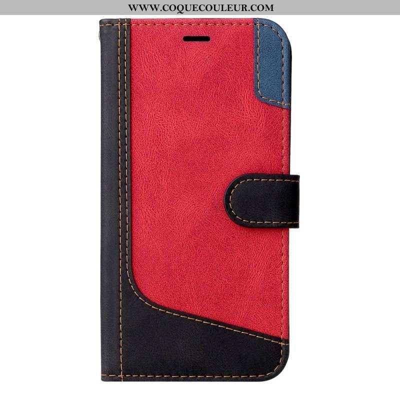 Housse Xiaomi Redmi Note 12/Poco X5 5G Tricolore à Lanière