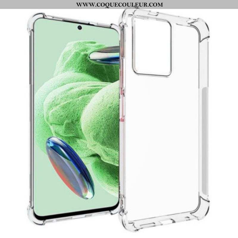 Coque Xiaomi Redmi Note 12/Poco X5 5G Transparente Coins Renforcés