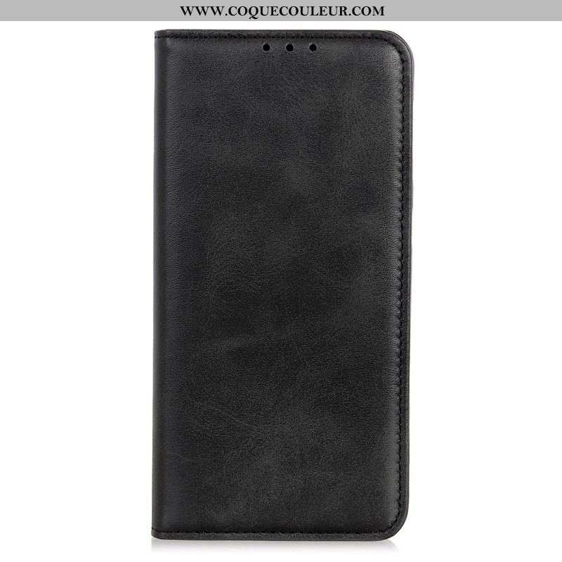 Flip Cover Xiaomi Redmi Note 12 Pro Plus Cuir Fendu Classique