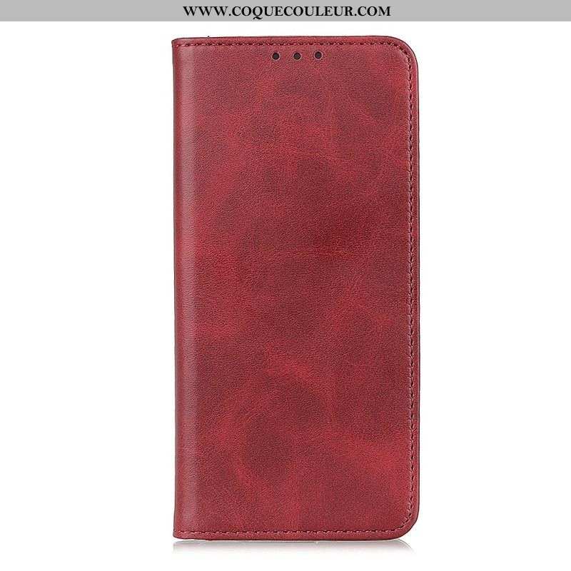 Flip Cover Xiaomi Redmi Note 12 Pro Plus Cuir Fendu Classique