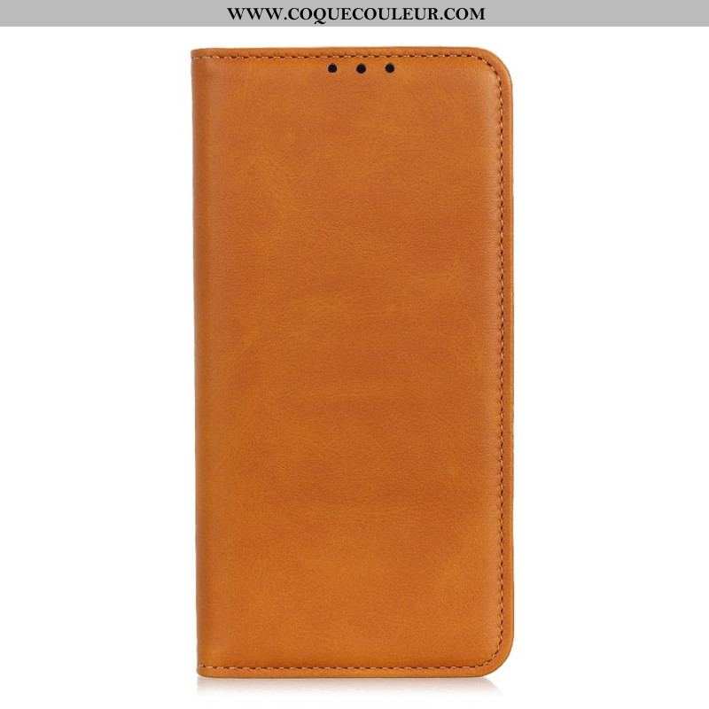 Flip Cover Xiaomi Redmi Note 12 Pro Plus Cuir Fendu Classique