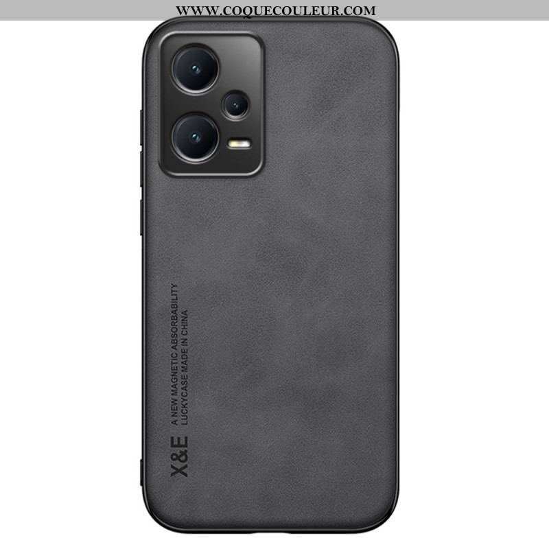 Coque Xiaomi Redmi Note 12 Pro Plus Cuir Effet Cuir X&E