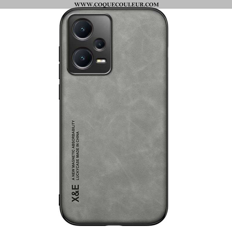 Coque Xiaomi Redmi Note 12 Pro Plus Cuir Effet Cuir X&E