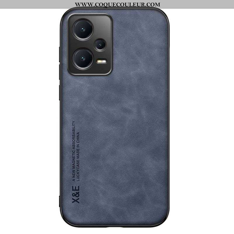 Coque Xiaomi Redmi Note 12 Pro Plus Cuir Effet Cuir X&E