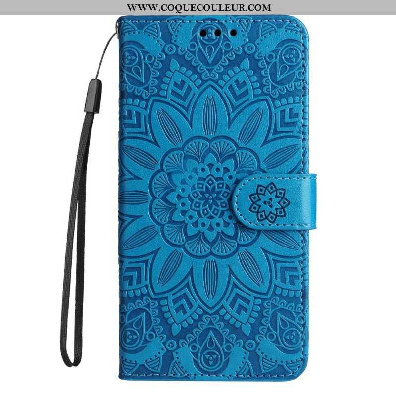 Housse Xiaomi Redmi Note 12 Pro Plus Déco Mandala à Lanière