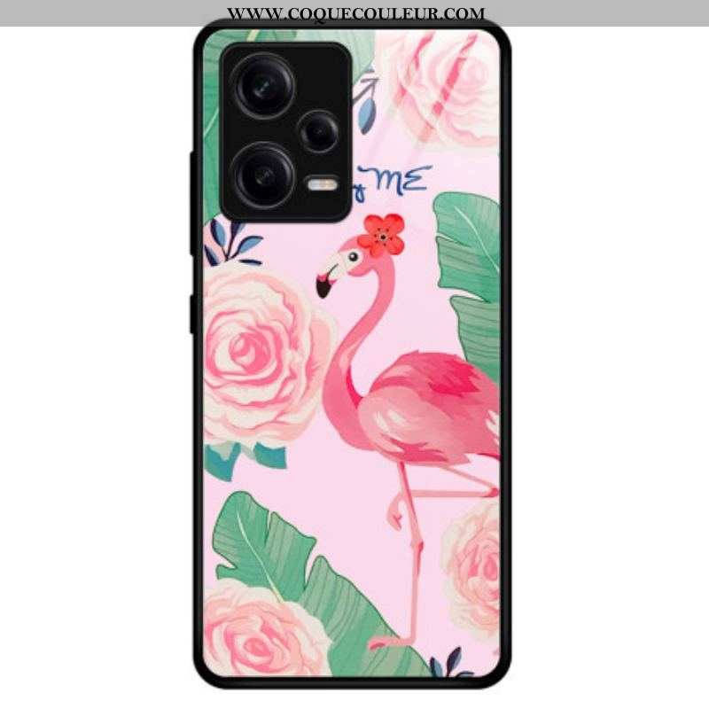 Coque Xiaomi Redmi Note 12 Pro Verre Trempé Flamant Rose