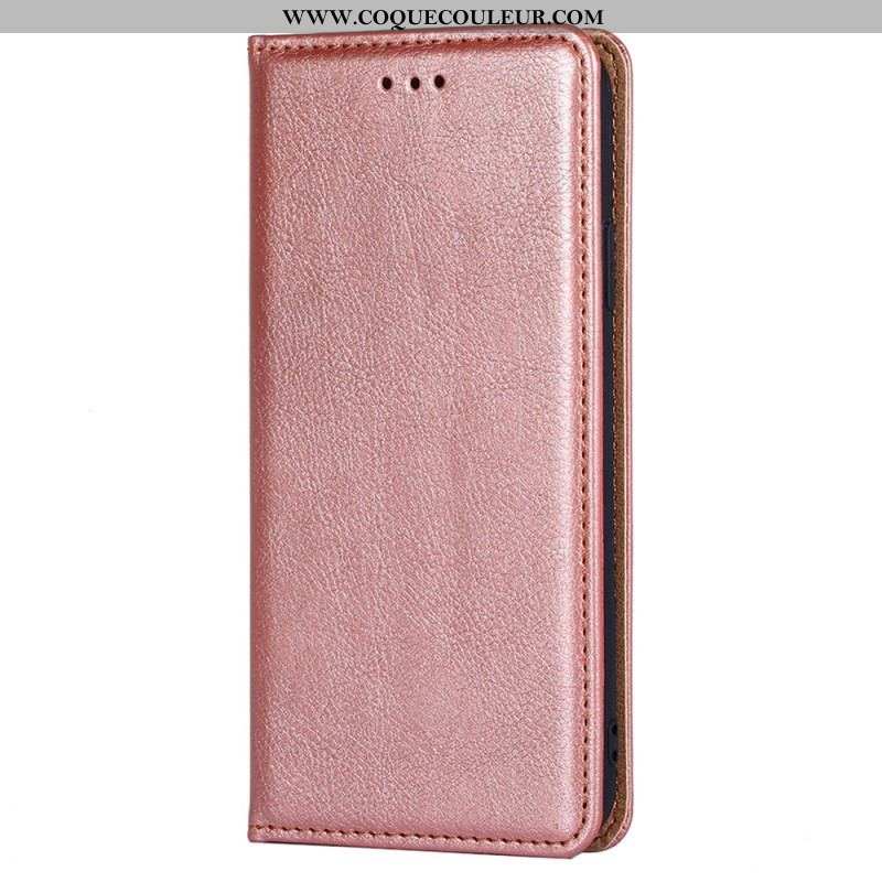 Flip Cover Xiaomi Redmi Note 12 Pro/Poco X5 Pro 5G Simili Cuir Coutures