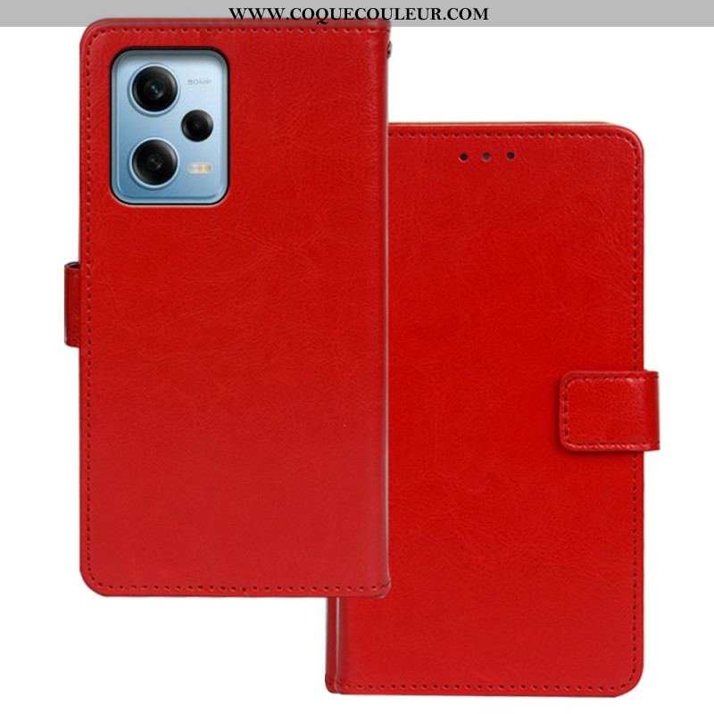 Housse Xiaomi Redmi Note 12 Pro/Poco X5 Pro 5G Style Cuir IDEWEI