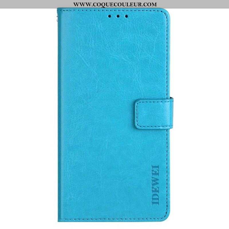 Housse Xiaomi Redmi Note 12 Pro/Poco X5 Pro 5G Simili Cuir IDEWEI