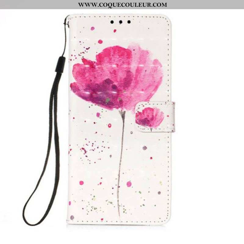 Housse iPhone 13 Mini Coquelicot Aquarelle