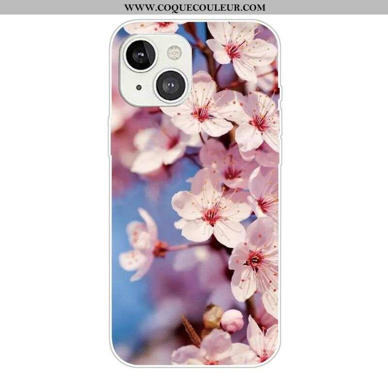 Coque iPhone 13 Mini Fleurs Réalistes