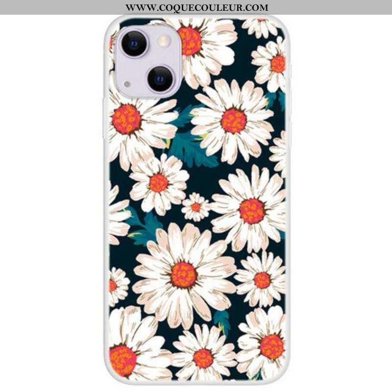 Coque iPhone 13 Mini Marguerites