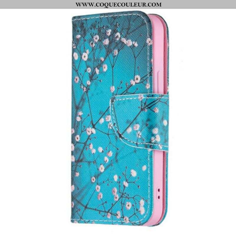 Housse iPhone 13 MIni Brancche Fleurie