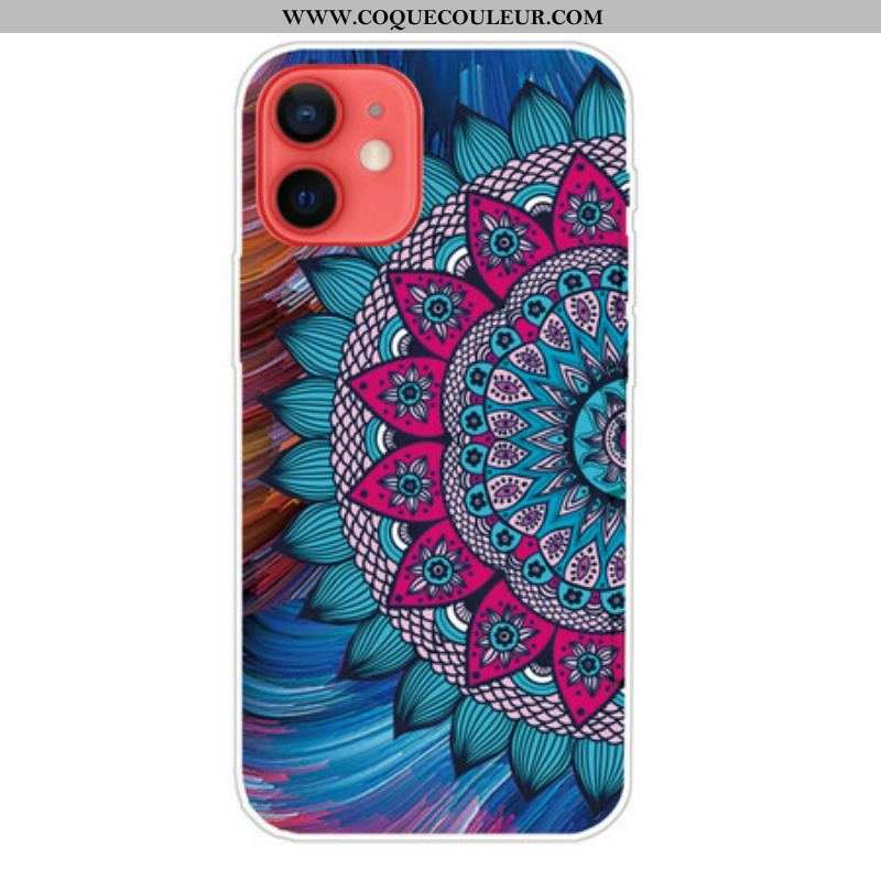 Coque iPhone 13 Mini Mandala Coloré