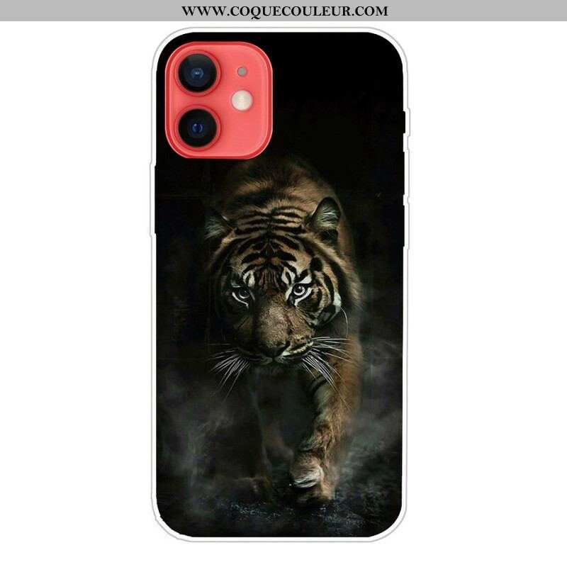 Coque iPhone 13 Mini Flexible Tigre