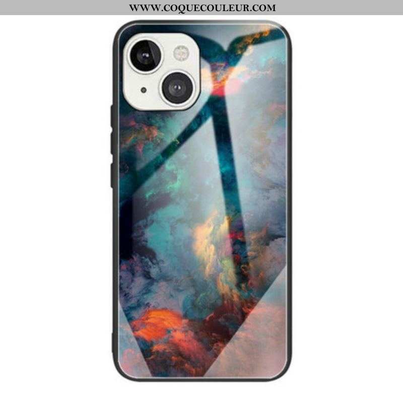 Coque iPhone 13 Mini Verre Trempé Ciel