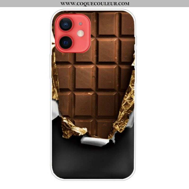 Coque iPhone 13 Mini Flexible Chocolat