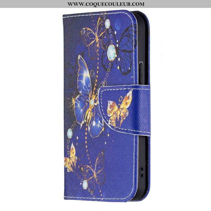 Housse iPhone 13 Mini Papillons Rois