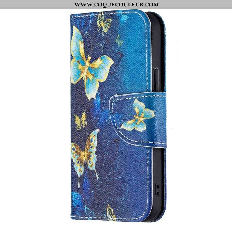 Housse iPhone 13 Mini Papillons Rois