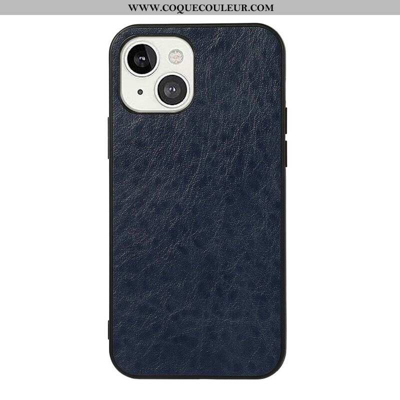 Coque iPhone 13 Mini Effet Cuir Élégance