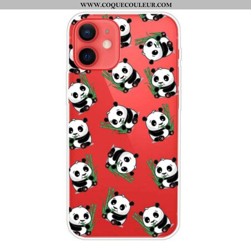 Coque iPhone 13 Mini Petits Pandas
