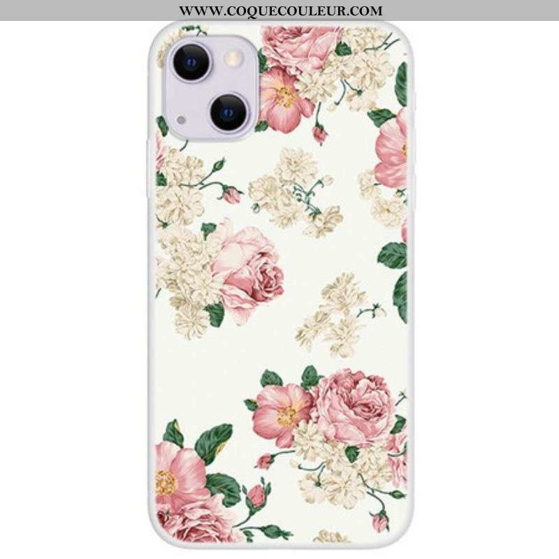 Coque iPhone 13 Mini Fleurs Liberty