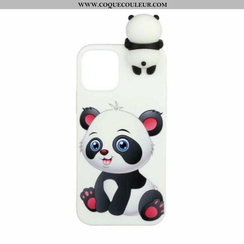 Coque iPhone 13 Mini 3D Mignon Panda